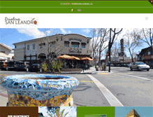 Tablet Screenshot of downtownsanleandro.com